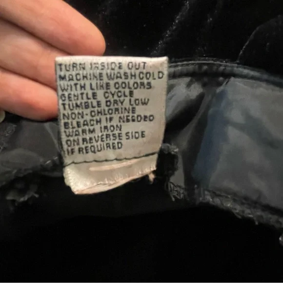 Vintage Velvet Maxi Dress Women’s L Sweetheart Neck Sleeveless Black - Picture 9 of 10